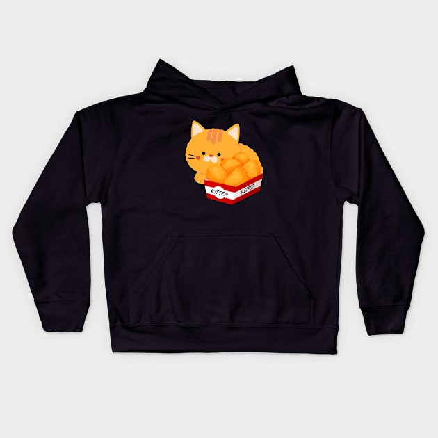 kitten Kids Hoodie by derrickcrack